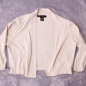 Cream Cropped Cardigan
